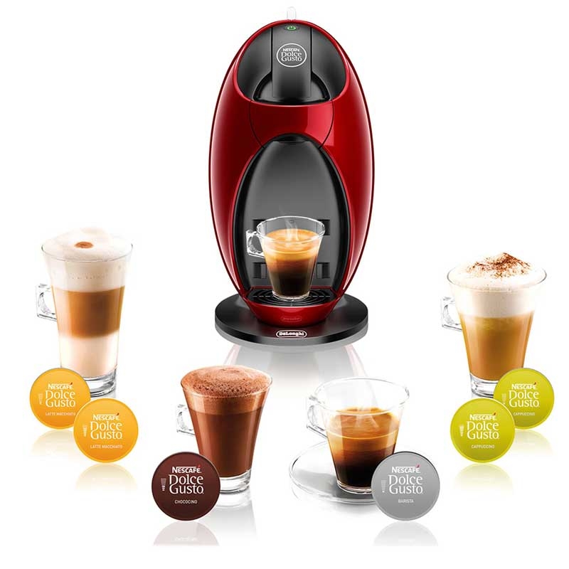DeLonghi EDG 250.R NESCAFÉ Dolce Gusto Jovia Kapsel Kaffeemaschine rot