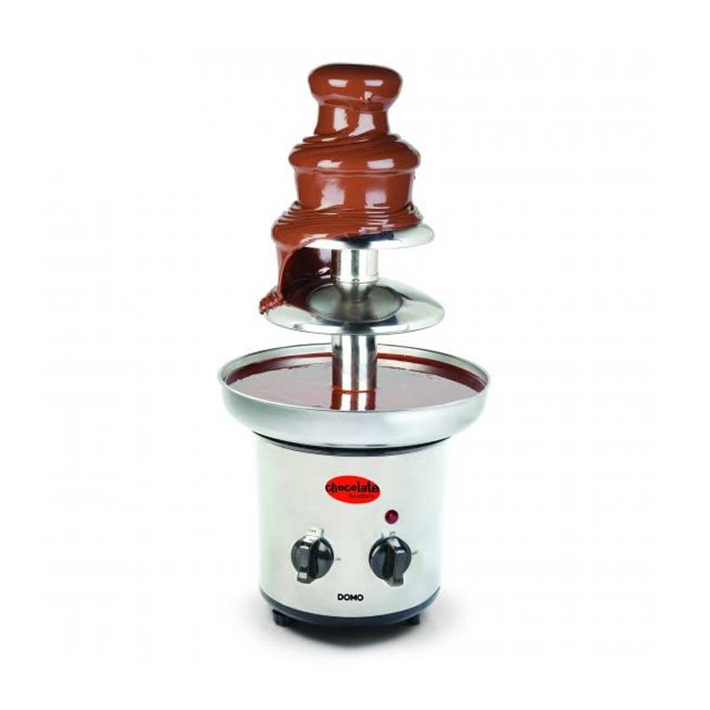 Domo DO916CH Schokoladenbrunnen, Profi-Schokoladenfontäne aus Edelstahl