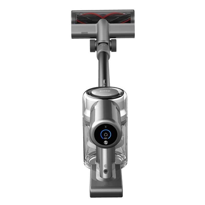 Dreame V12 Akku-Staubsauger mit Display Turbobürste beutellos silber