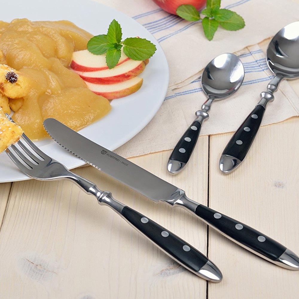 Gräwe Tafelbesteck für 6 Personen 24-teilig aus Edelstahl