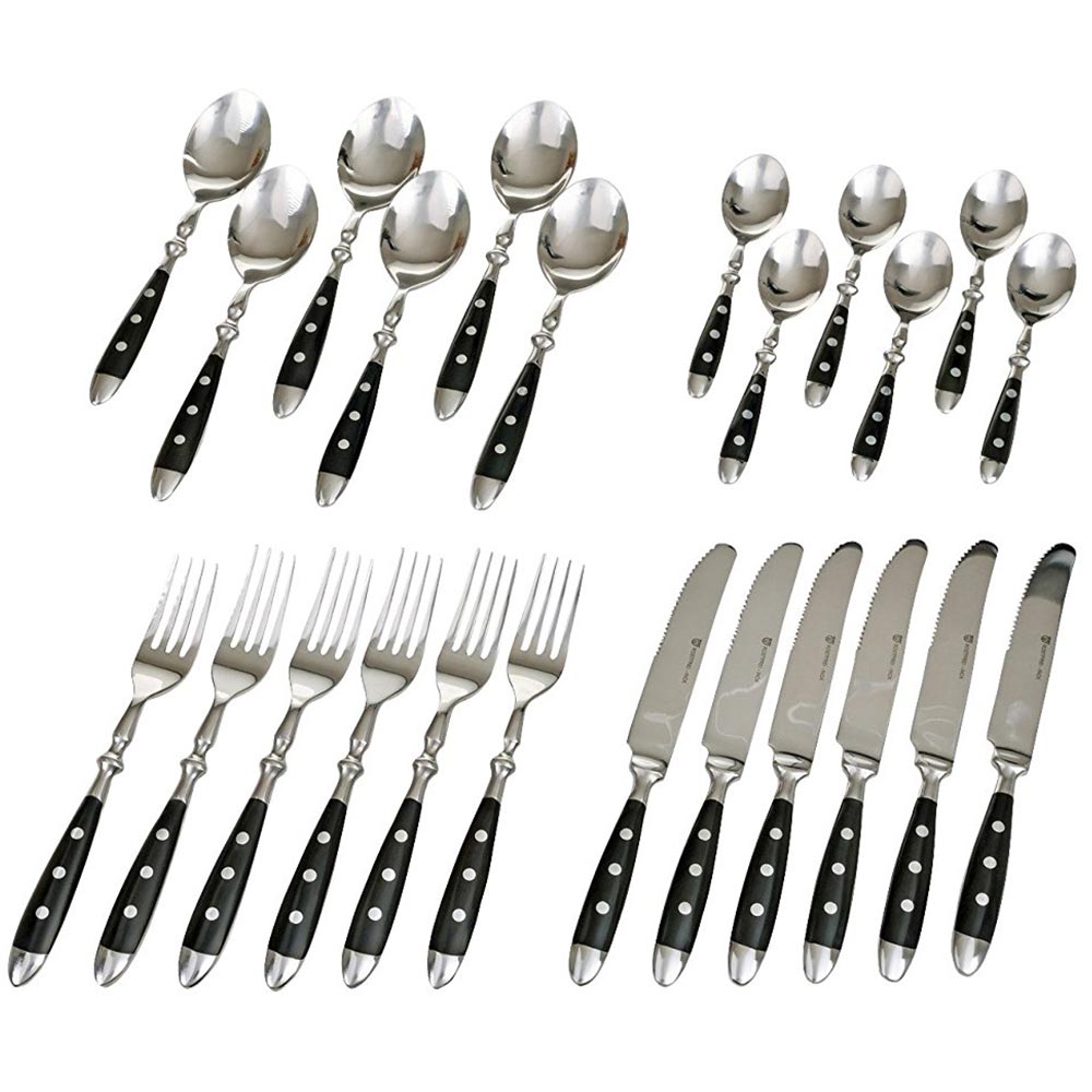 Gräwe Tafelbesteck für 6 Personen 24-teilig aus Edelstahl