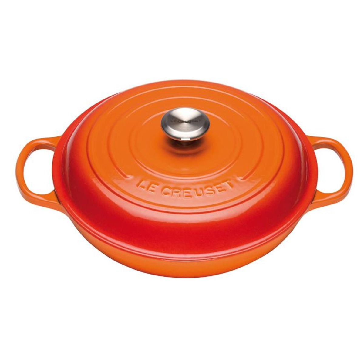 Le Creuset Gourmet-Profitopf Signature Gusseisen Ofenrot 30cm