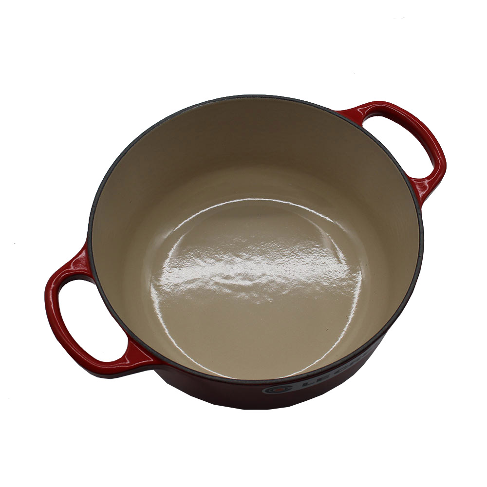 Le Creuset Bräter Signature Rund Gusseisen Kirschrot 20cm