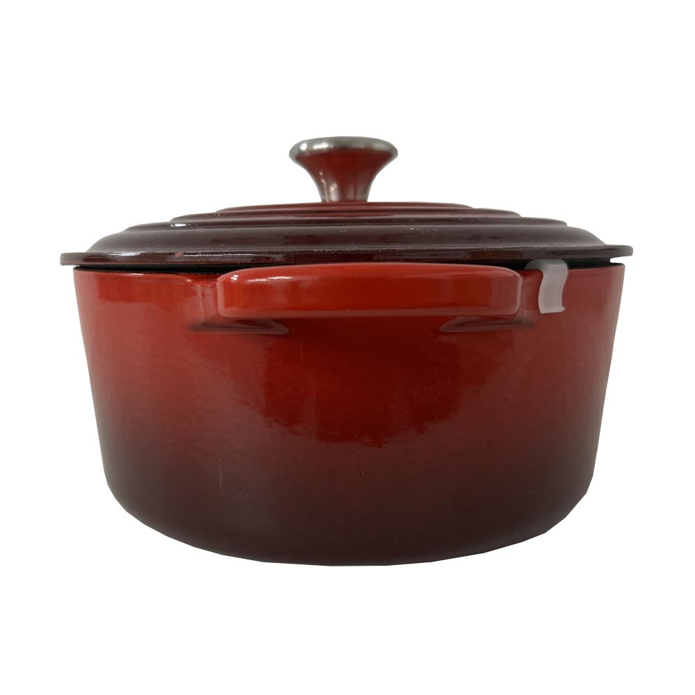 Le Creuset Bräter Signature Rund Gusseisen Kirschrot 22cm