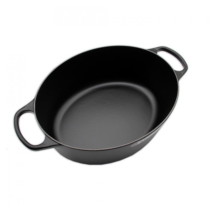 Le Creuset Signature Bräter oval 40 cm schwarz