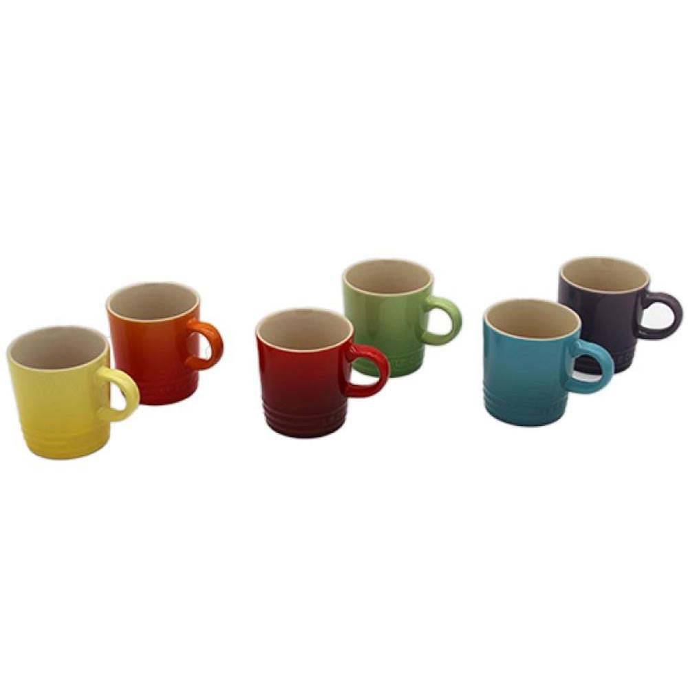 Le Creuset Espressotasse 100 ml Rainbow (6-tlg.)