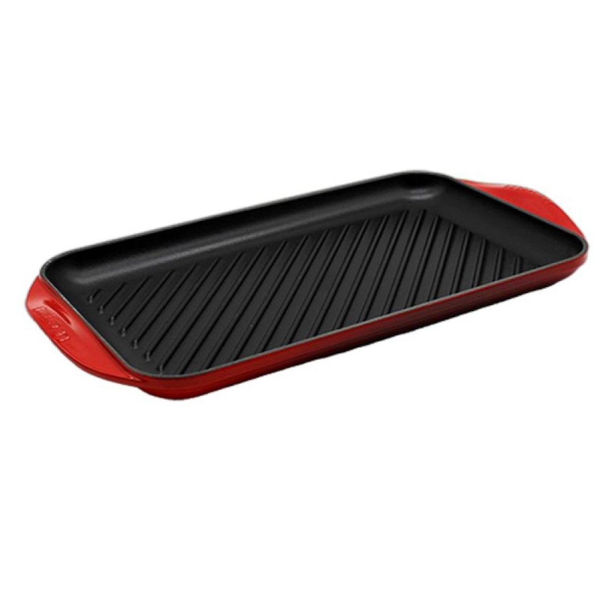 Le Creuset Grillplatte extragroß kirschrot