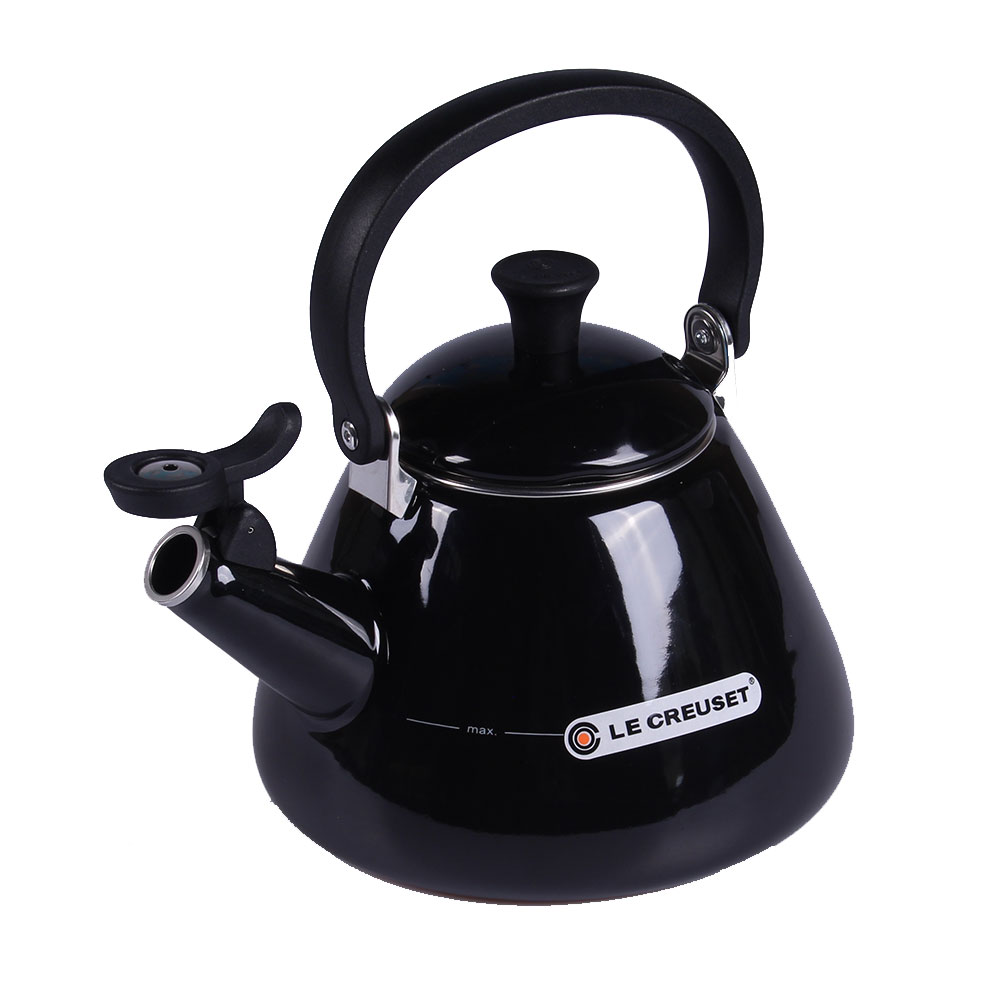 Le Creuset Kone Wasserkessel schwarz