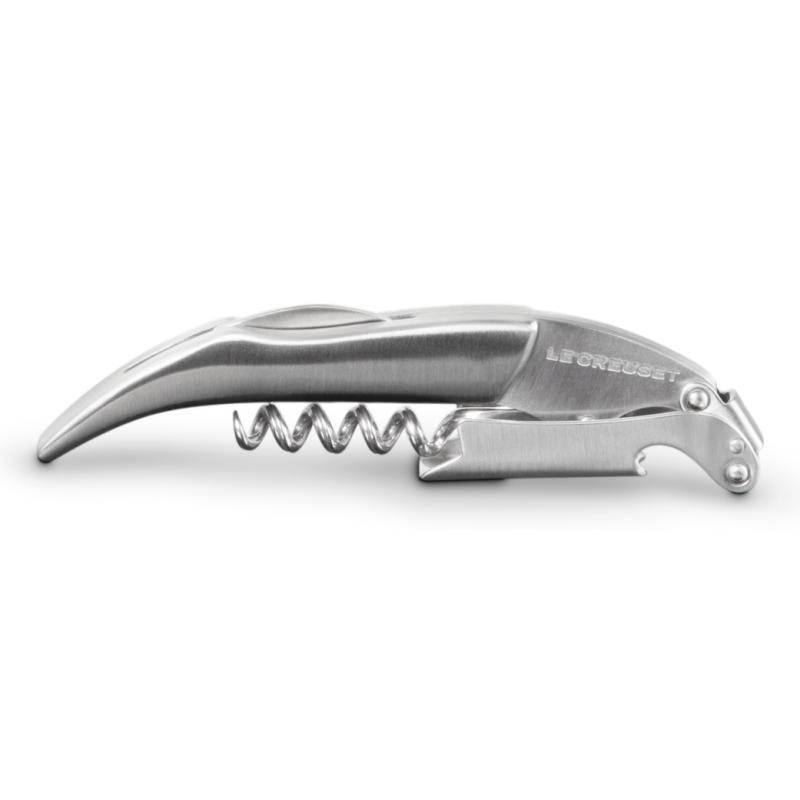 Le Creuset Premium Kellnermesser Korkenzieher edelstahl