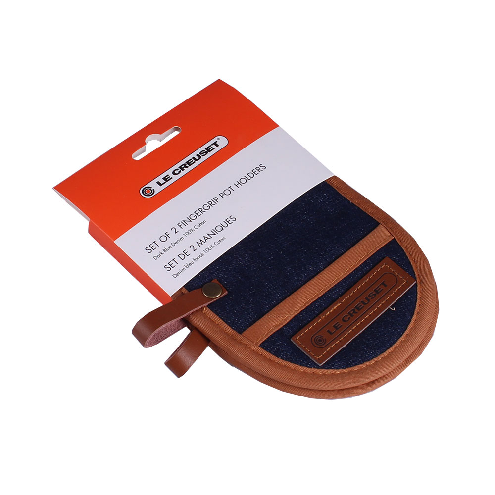 Le Creuset Topf-Griffschutz 2er Set denim