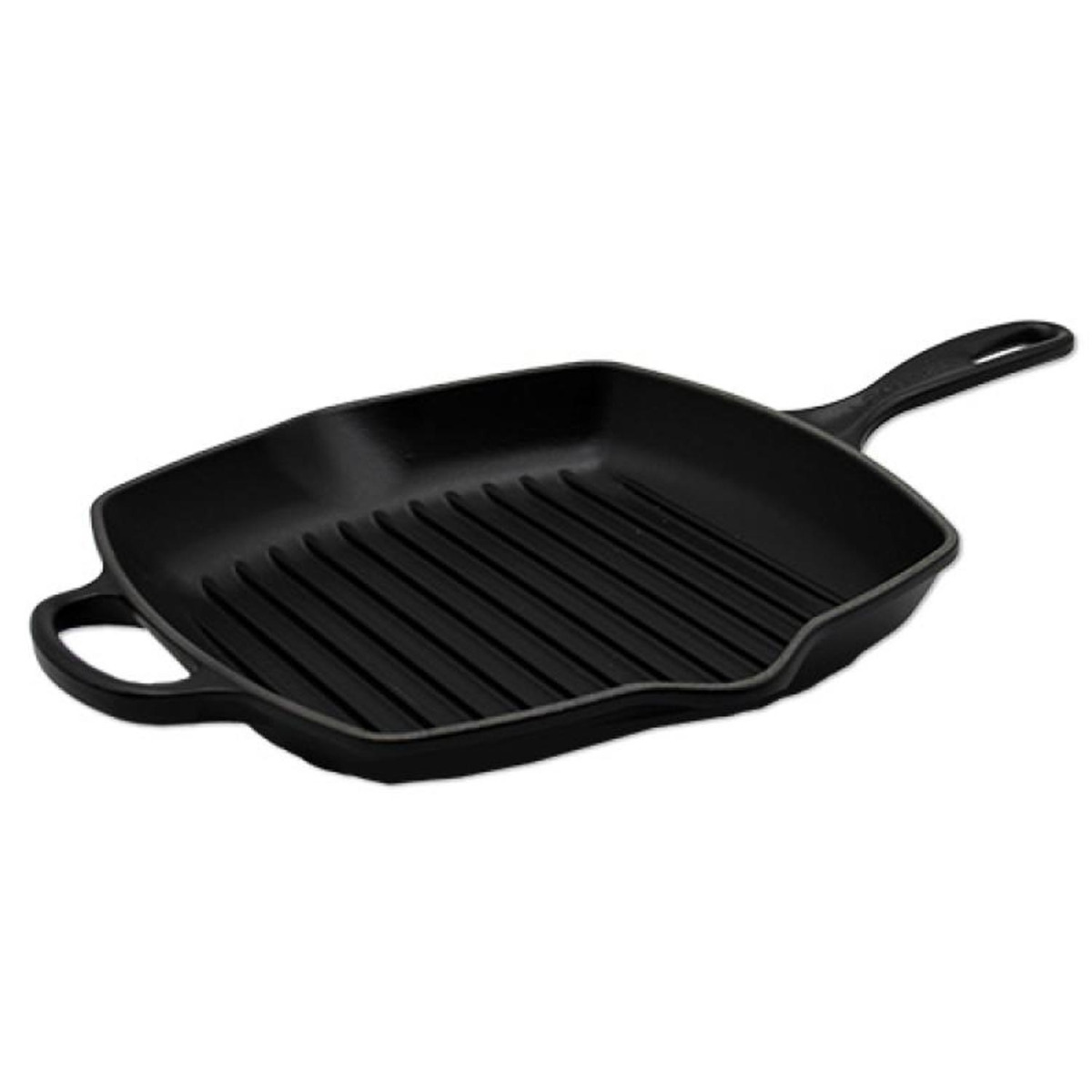 Le Creuset Signature quadratisch 26 cm Grillpfanne Gusseisen schwarz