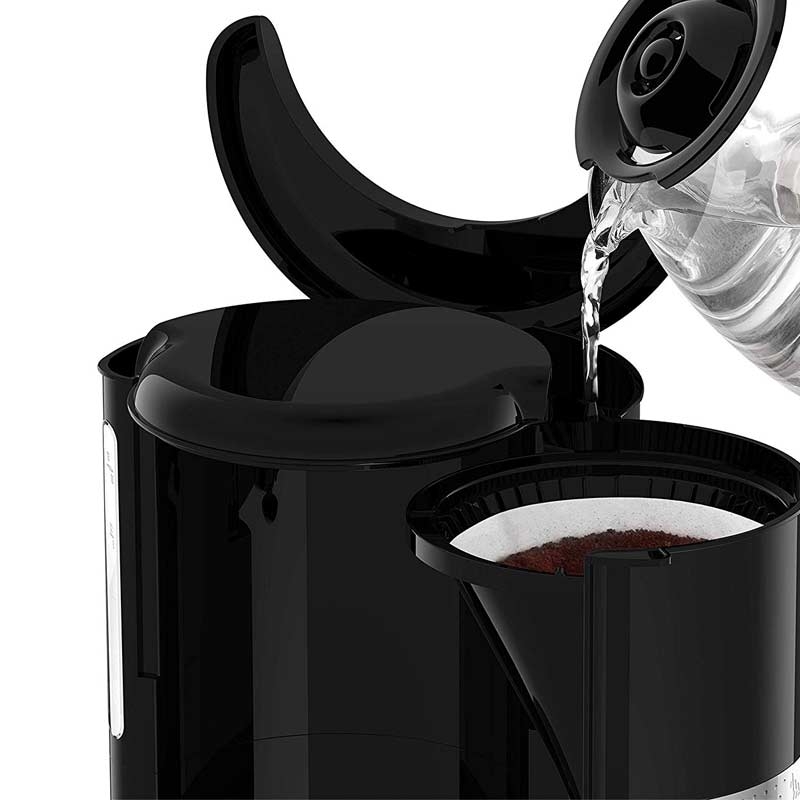 Moulinex FG3818 Soleil Glas-Kaffeemaschine schwarz