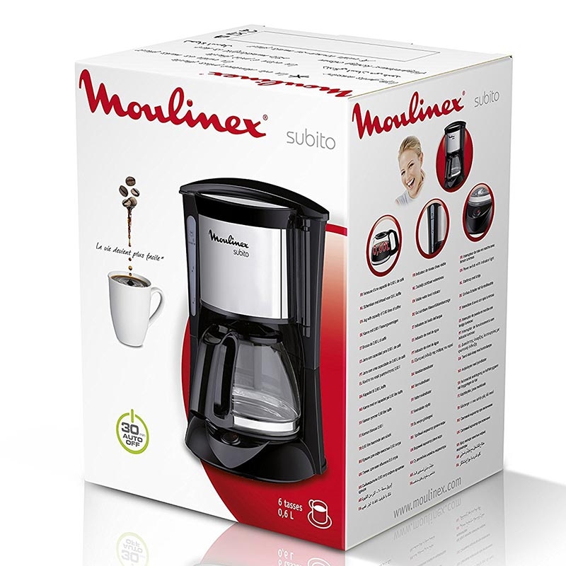 Moulinex FG150811 Kaffeemaschine Subito Mini edelstahl matt