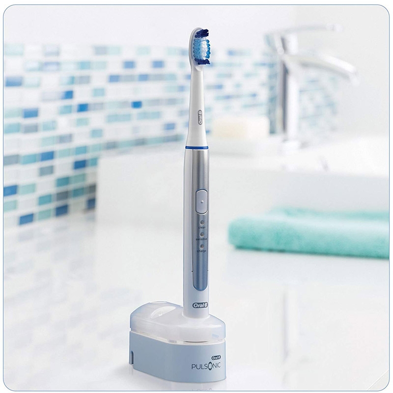 Oral-B Pulsonic Slim 1000 Elektrische Schallzahnbürste silber