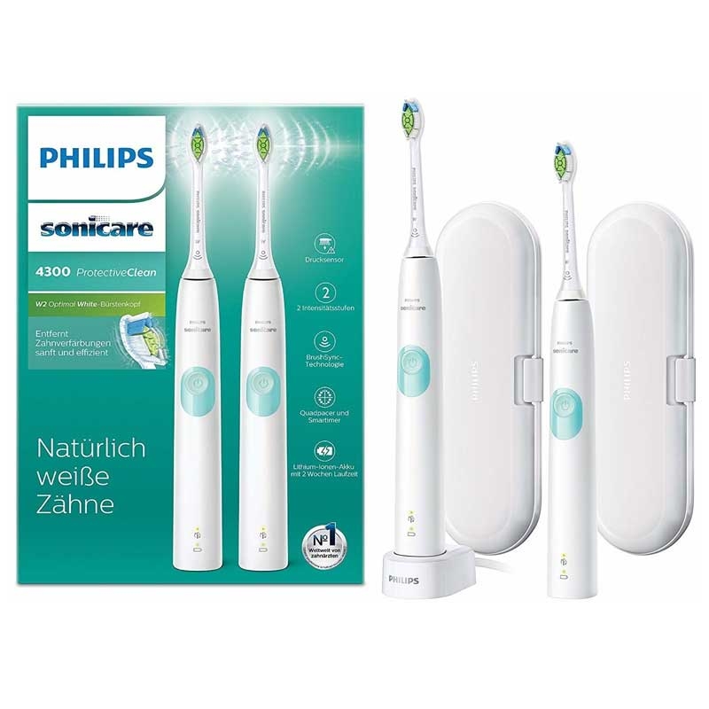 Philips HX6807/35 Sonicare ProtectiveClean 4300 elektrische Zahnbürste weiß
