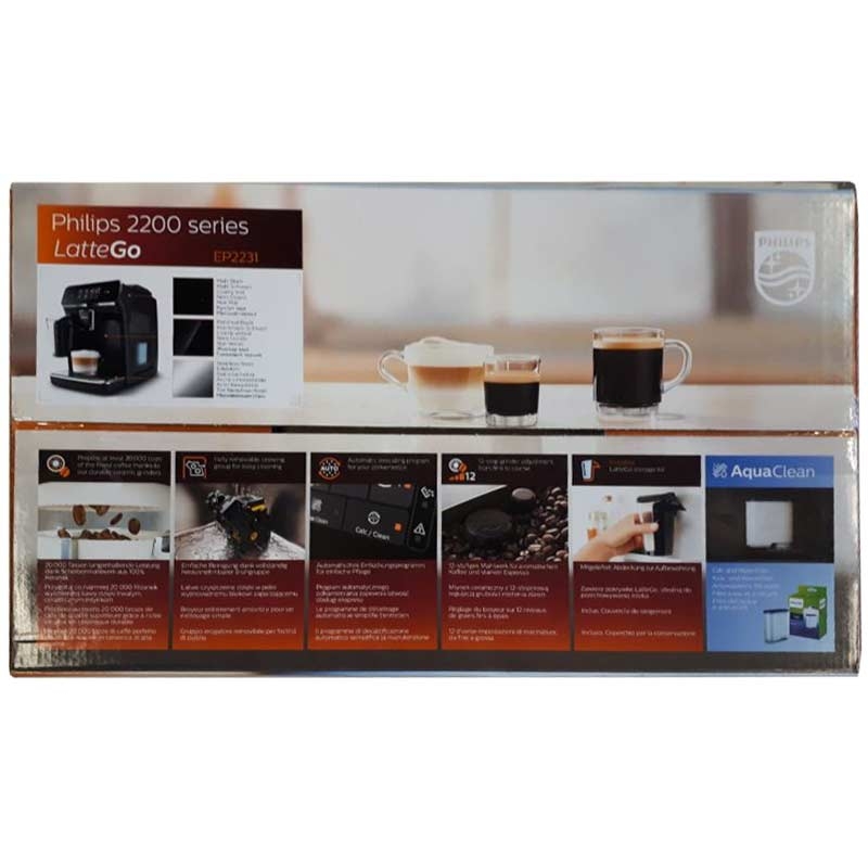 Philips EP2231/40 Serie Kaffeevollautomat Klavierlack-schwarz