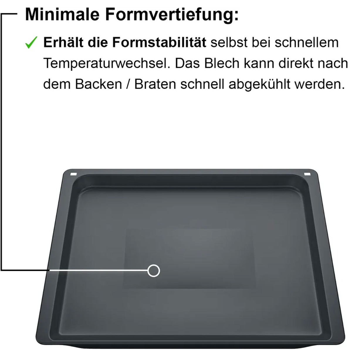 Siemens HZ631070 Backblech anthrazit