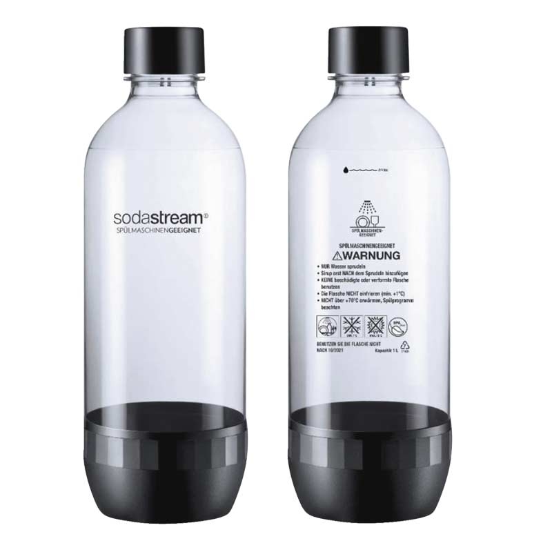SodaStream 2 Flaschen 1 Liter spülmaschinenfest