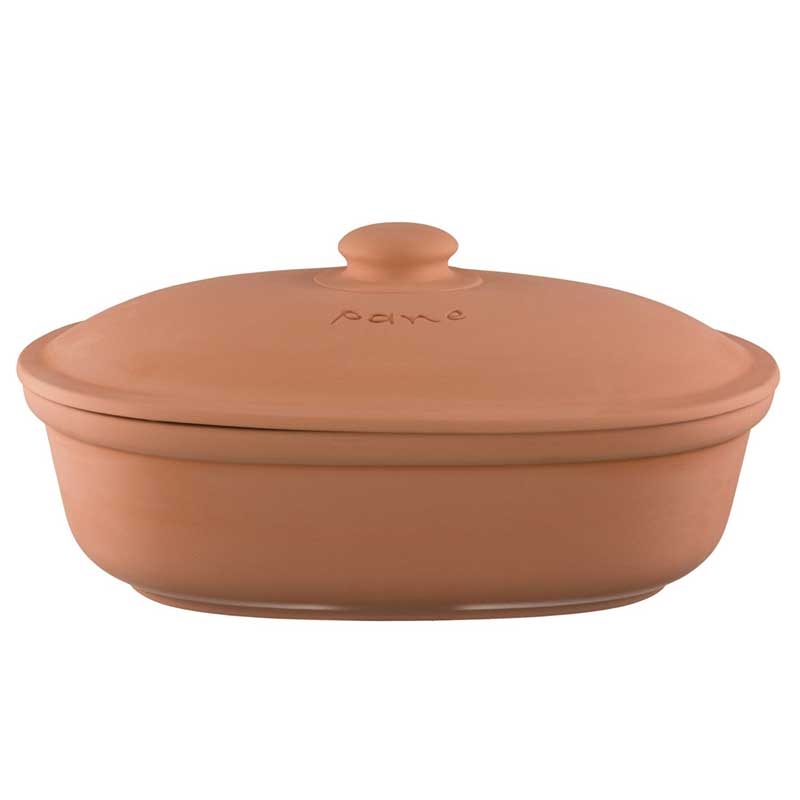 Römertopf Brottopf Keramik Brotkorb terracotta