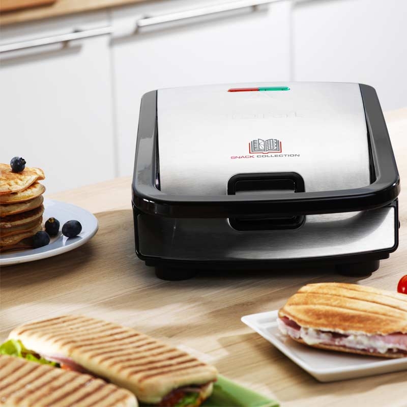 Tefal SW852D Snack Collection Waffeleisen und Sandwichmaker