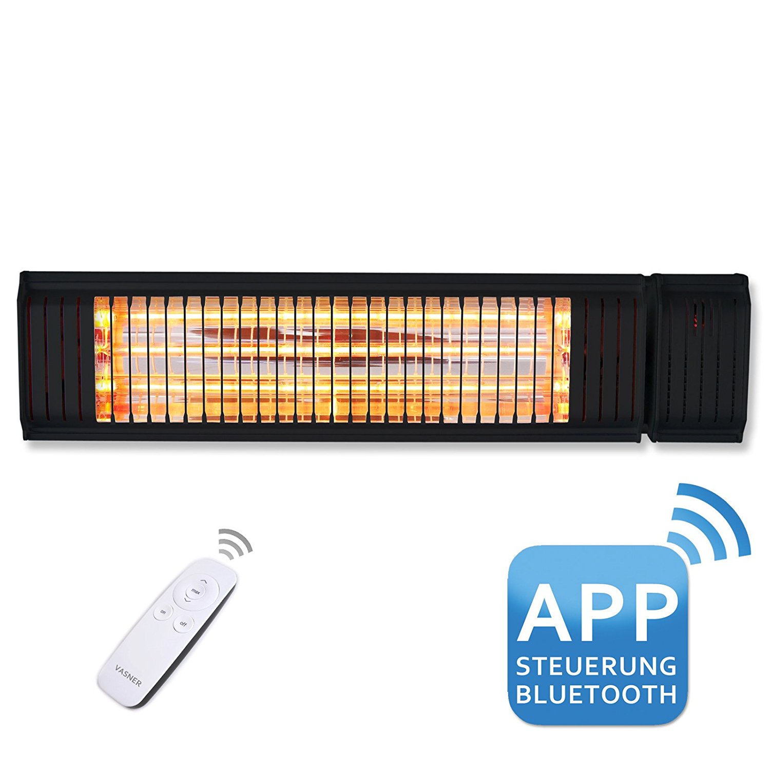 Vasner Infrarot Heizstrahler Appino 20 silber