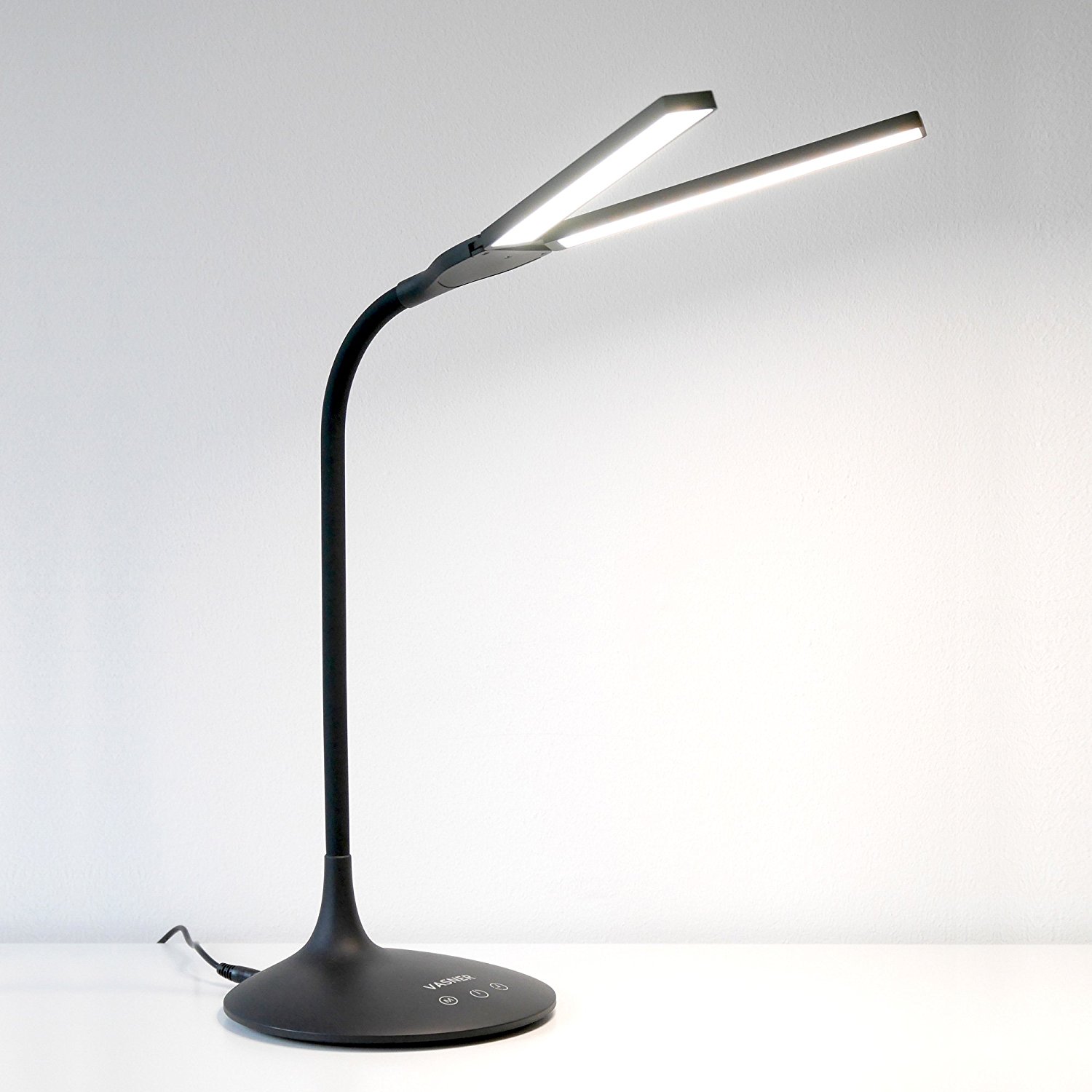 Vasner Splitty Design LED Schreibtischlampe schwarz