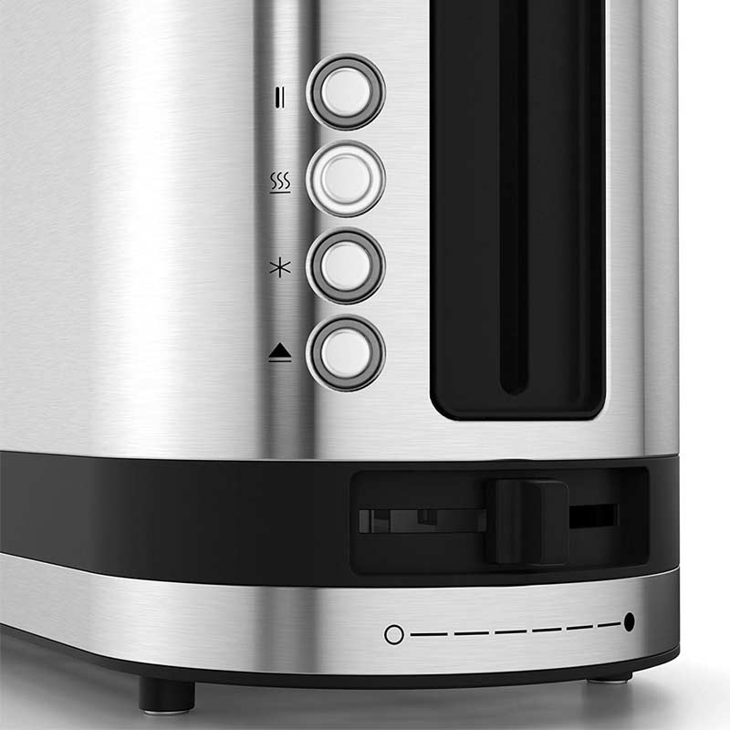 WMF Küchenminis Langschlitz-Toaster matt/silber