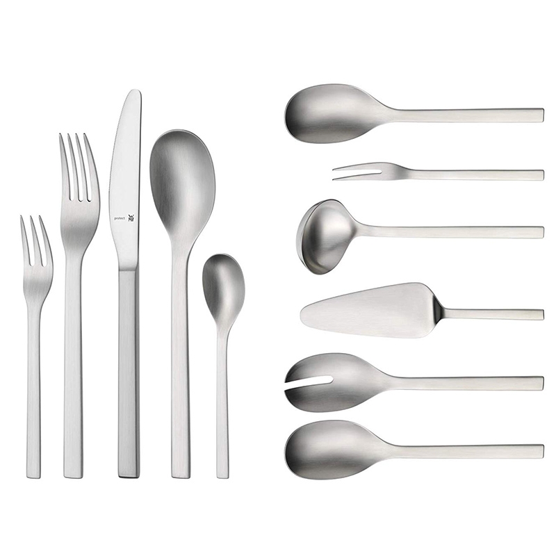 WMF Linum Besteckset 66-teilig mit Servierbesteck für 12 Personen