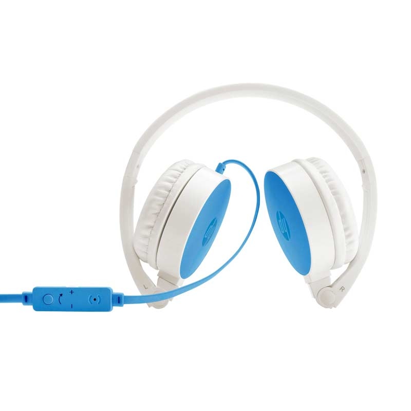 HP H2800 Headset weiß-blau