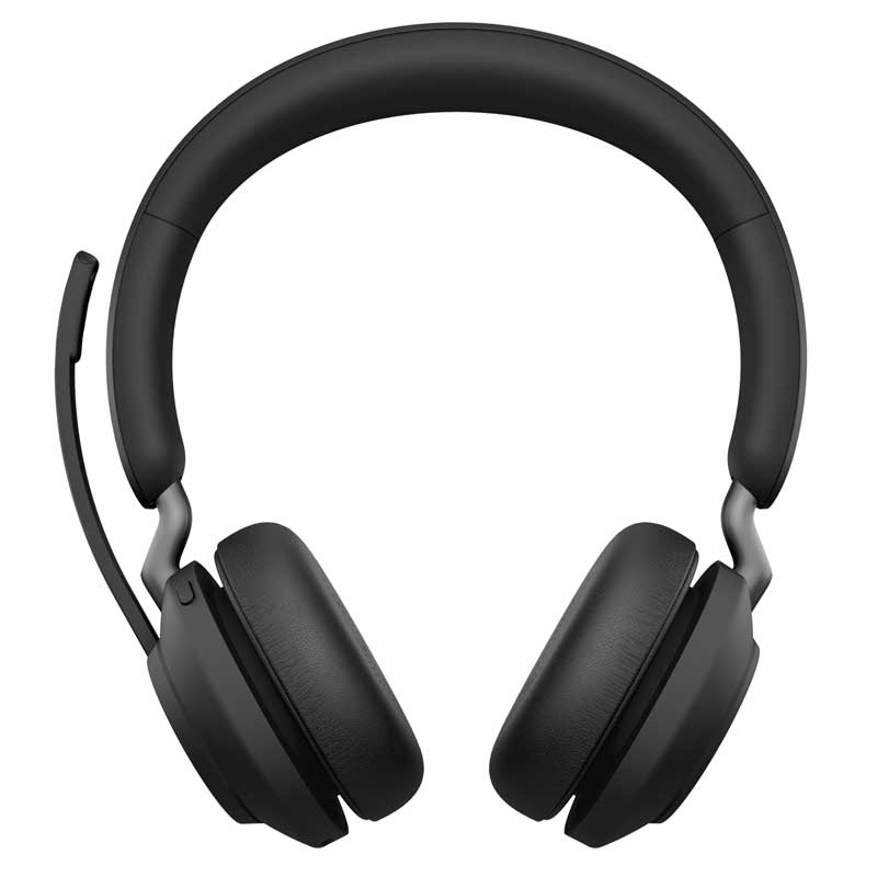 Jabra Evolve 2 65 MS Teams Headset On Ear schwarz