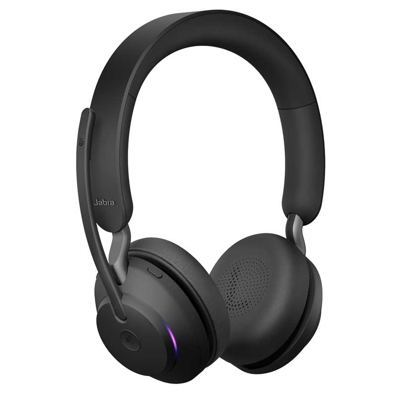Jabra Evolve 2 65 MS Teams Headset On Ear schwarz