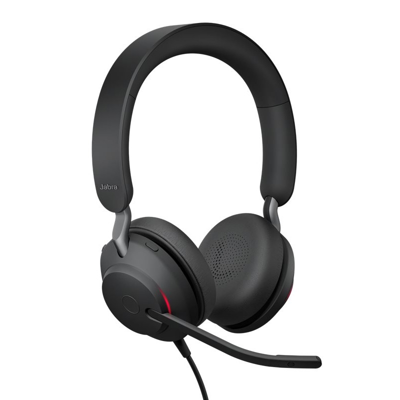 Jabra Evolve 2 40 Stereo UC USB-A Headset schwarz