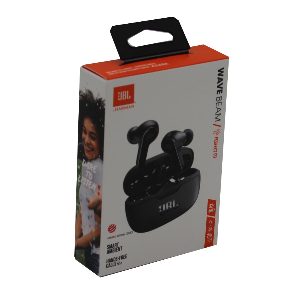 JBL Wave Beam kabellose In-Ear Ohrhörer schwarz