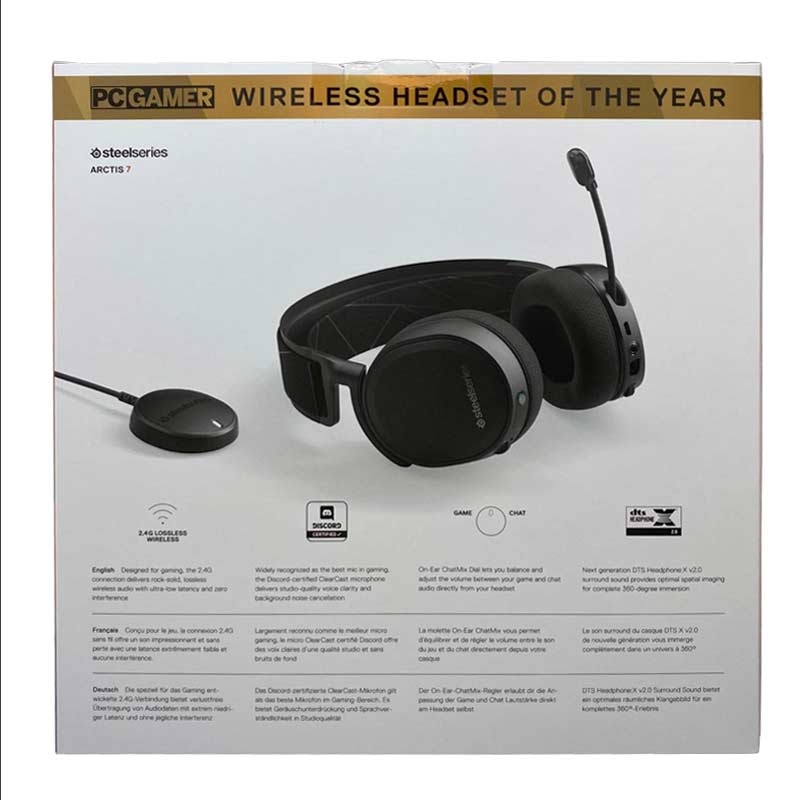 SteelSeries Arctis 7 Wireless Gaming Headset schwarz