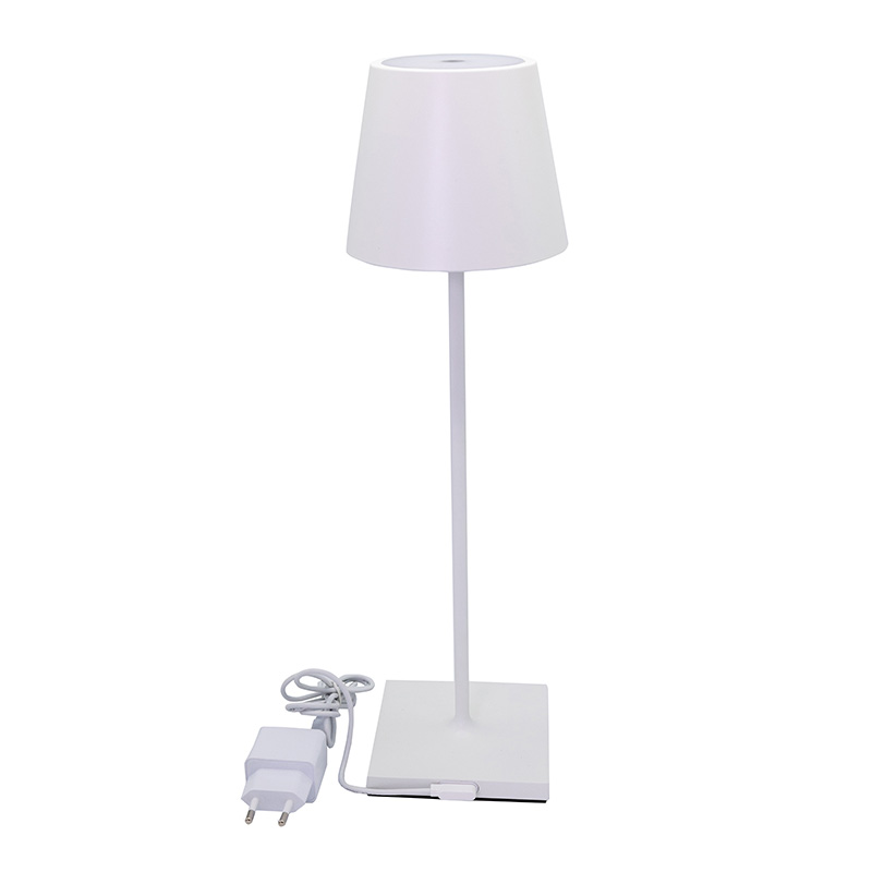 SIGOR NUINDIE 380mm Akku-Tischleuchte schneeweiß rund