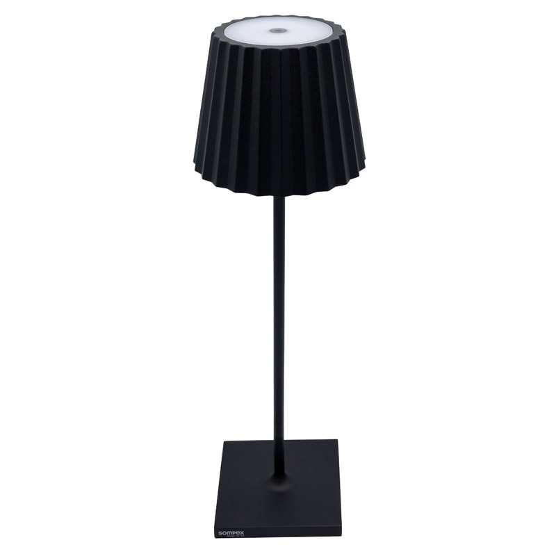 Sompex Troll LED-Tischleuchte schwarz inkl. Ladestation