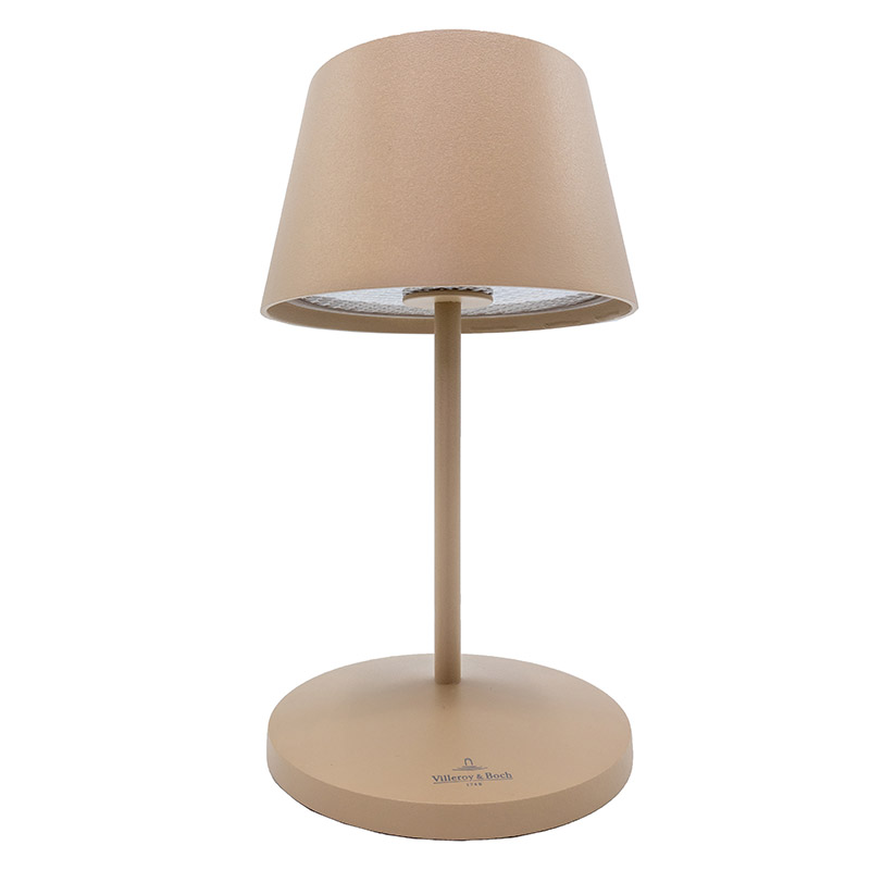 Villeroy & Boch Tischleuchte Seoul 2.0 LED mit Akku & Ladestation sand
