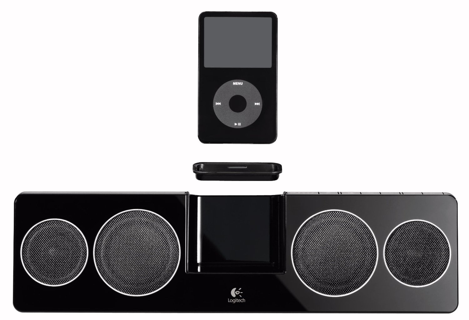 Logitech Pure-Fi Anywhere 2 Schwarz Iphone-LS