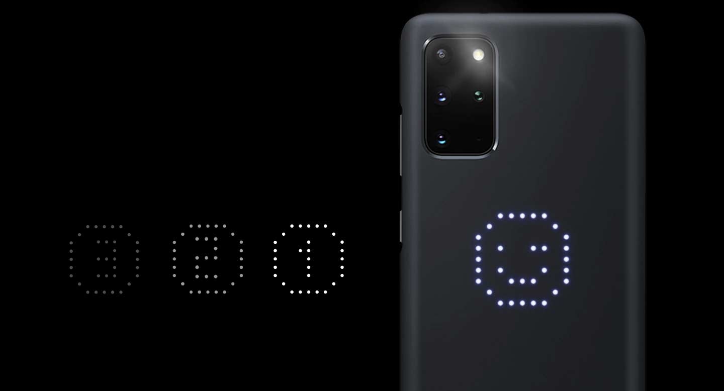 Samsung LED Cover Galaxy S20+ (SM-G985) grau