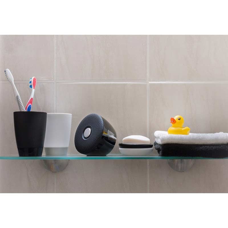 August MS430 wasserfester Bluetooth Lautsprecher schwarz