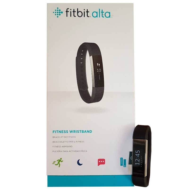 Fitbit Fitness Armband Alta Gr. S schwarz