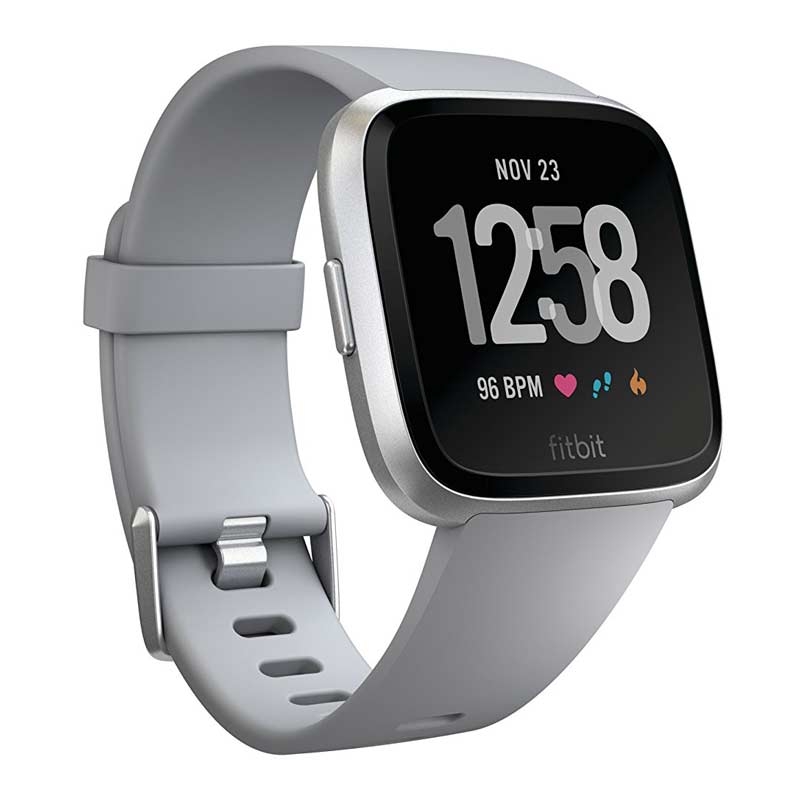 Fitbit Versa Health & Fitness Smartwatch silber