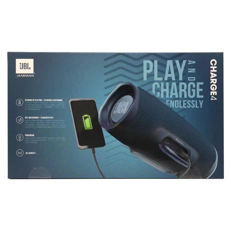 JBL Charge 4 Bluetooth-Lautsprecher blau