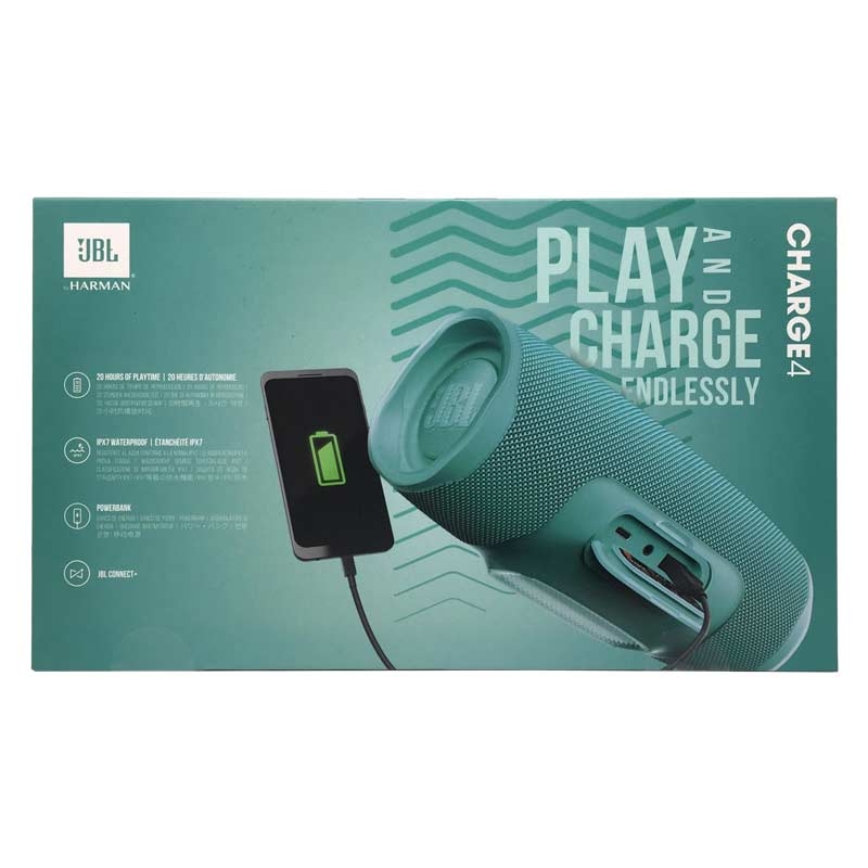 JBL Charge 4 Bluetooth-Lautsprecher teal