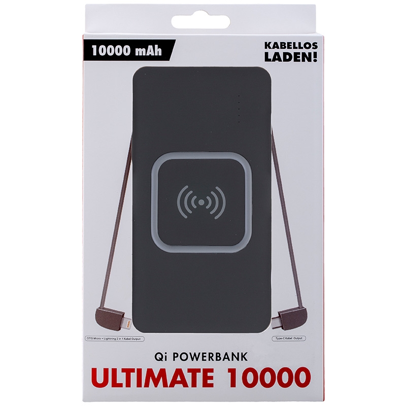 Peter Jäckel Qi Powerbank ULTIMATE 10000mAh Black