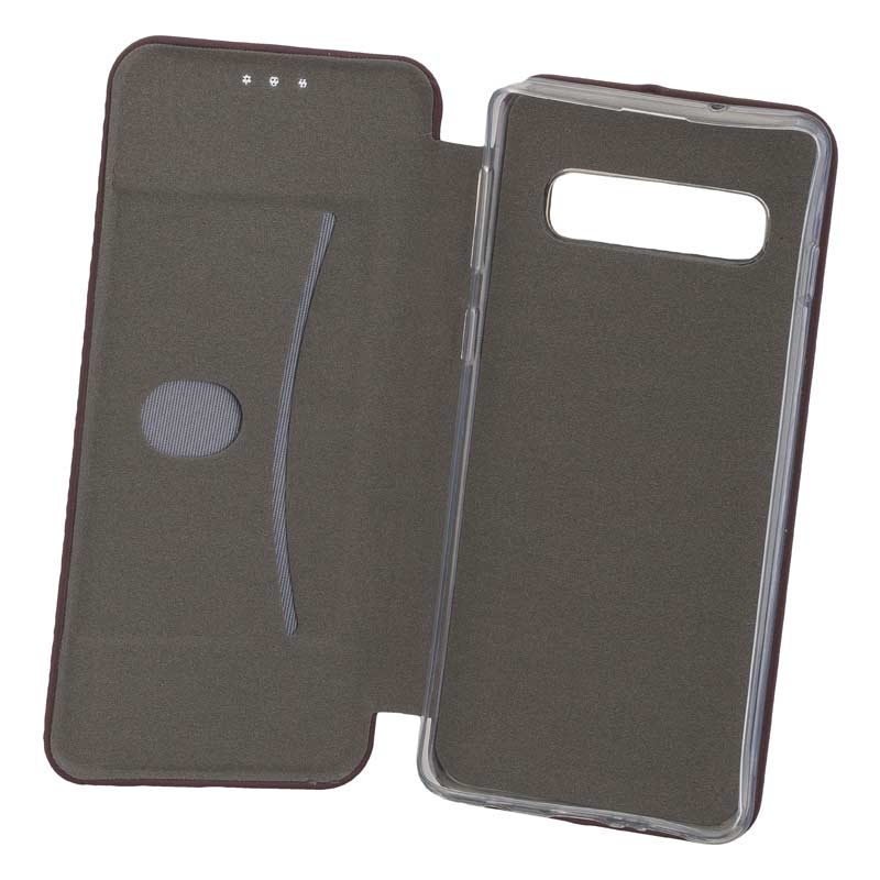 Peter Jäckel COMMANDER Book Case CURVE für Samsung G973 Galaxy S10 Soft Touch Bordeaux