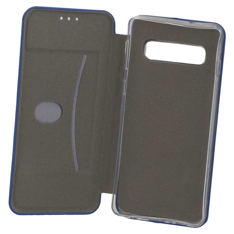 Peter Jäckel COMMANDER Book Case CURVE für Samsung G973 Galaxy S10 Soft Touch Maritim Blue