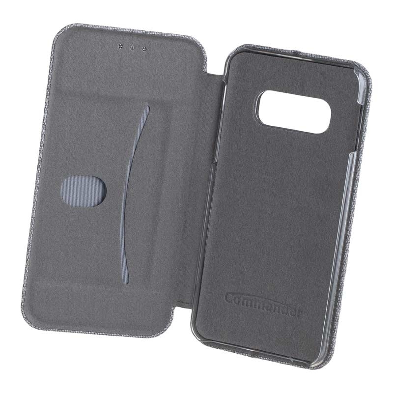 Peter Jäckel COMMANDER Book Case CURVE für Samsung G970 Galaxy S10e Suit Elegant Gray