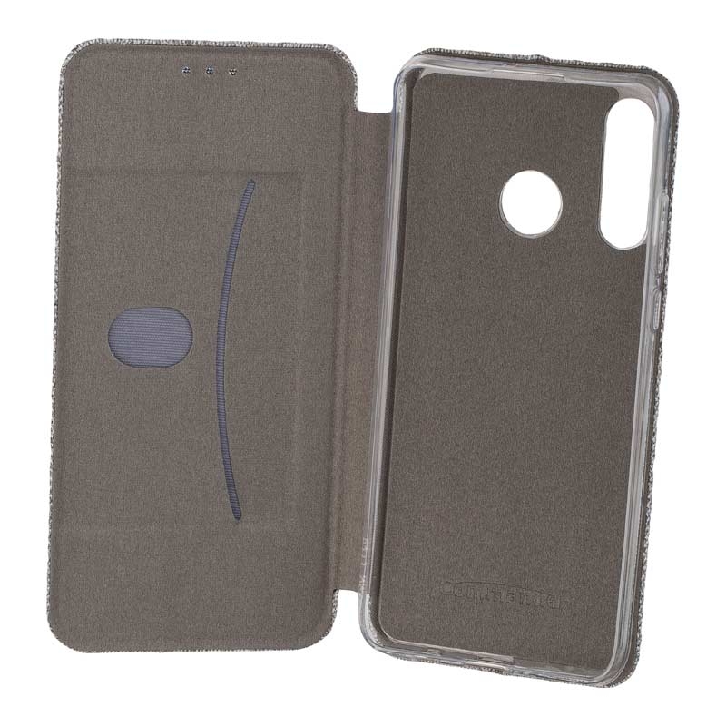 Peter Jäckel COMMANDER Book Case CURVE für Huawei P30 Lite Suit Elegant Gray
