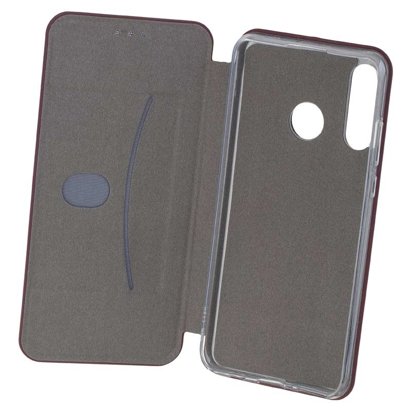 Peter Jäckel COMMANDER Book Case CURVE für Huawei P30 Lite Soft Touch Bordeaux
